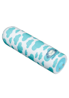 Stubby Vibe White & Blue Cloud – Compact Waterproof Silicone Vibrator