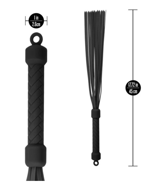 Temptasia Ardor - Flogger - Black