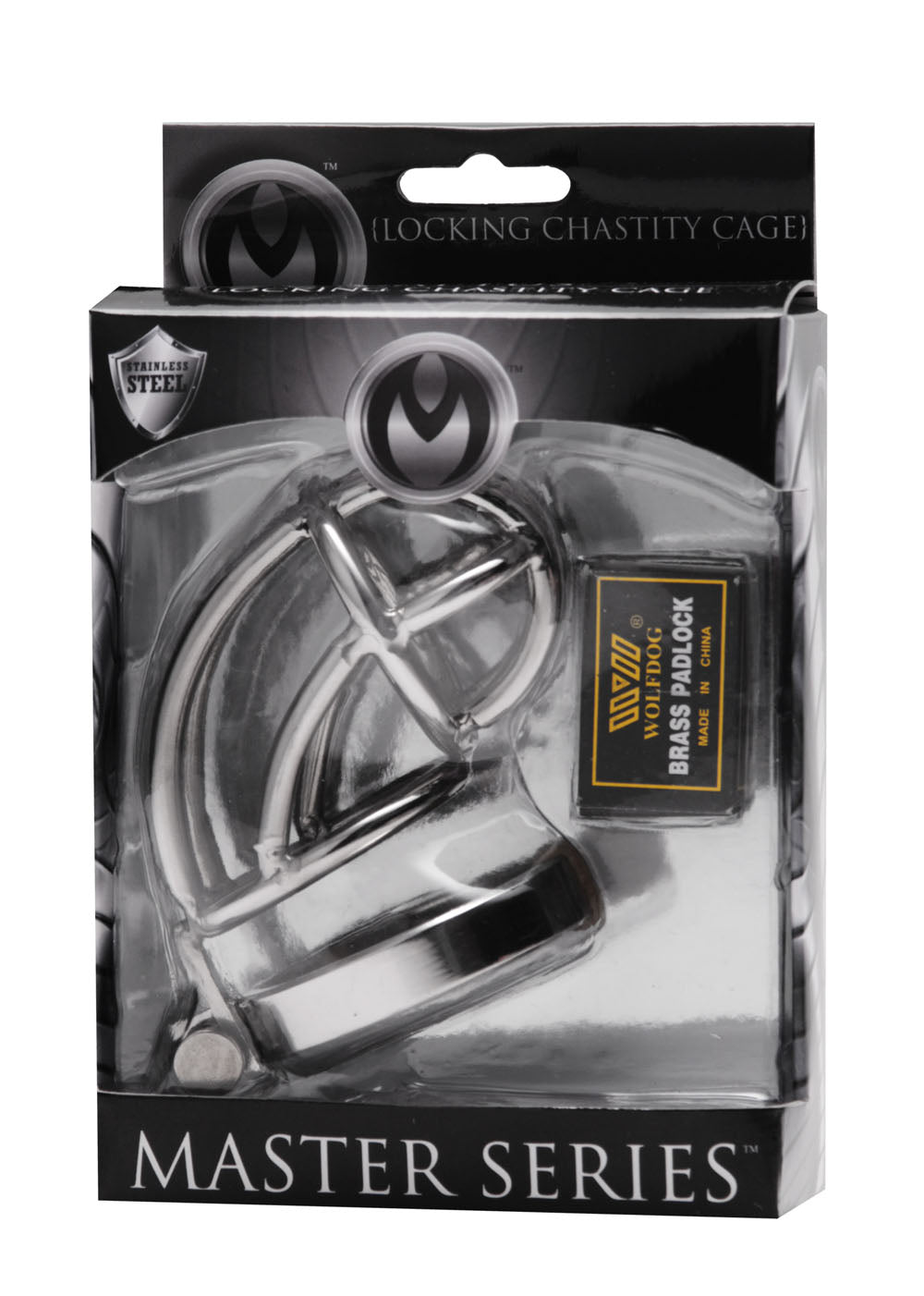 MASTER SERIES CAPTUS STAINLESS STEEL CHASTITY CAGE