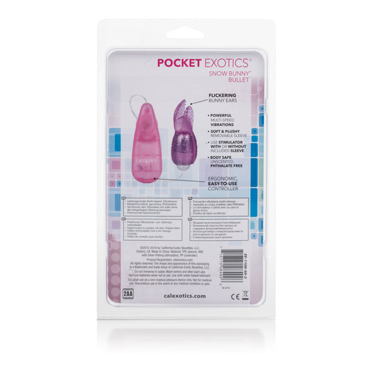 POCKET EXOTIC SNOW BUNNY BULLET PINK