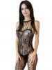 LACE CROCHET BODYSTOCKING BLAC