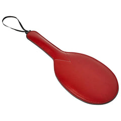Sportsheets Saffron Ping Pong Paddle – Red Vegan Leather Impact Play Paddle
