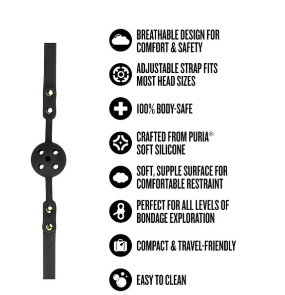 Temptasia Ardor - Ball Gag - Black