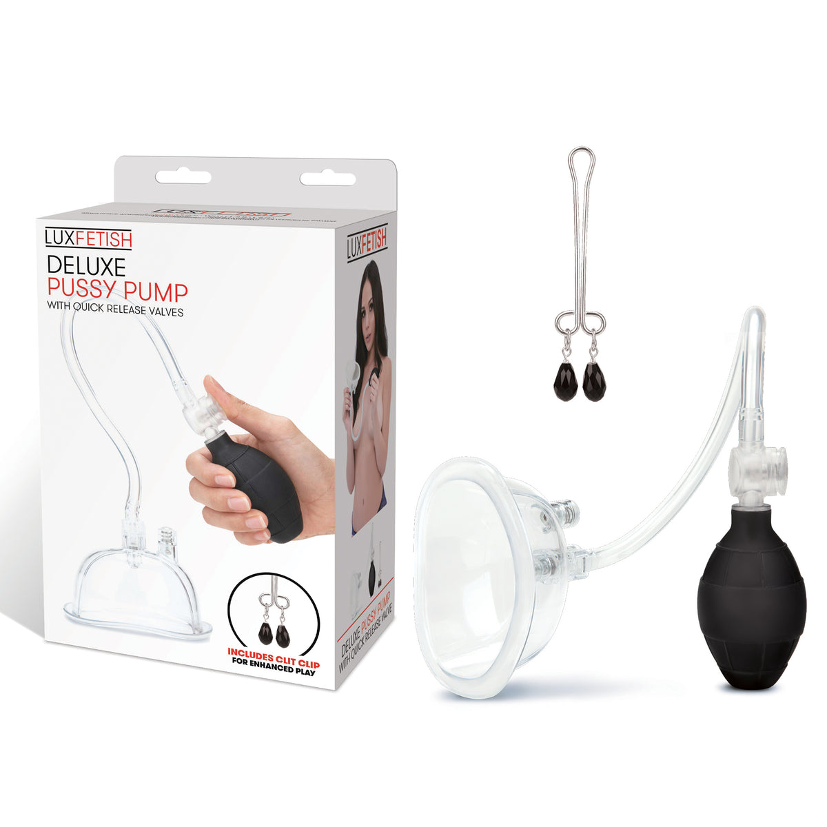 LUX FETISH PUSSY PUMP (CLIT CLAMP INCLUDED)