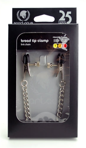 BROAD TIP CLAMP W/ LINK CHAIN - ADJ.