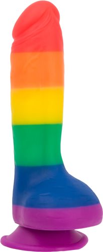 Addiction 100% Silicone Justin 8 Rainbow