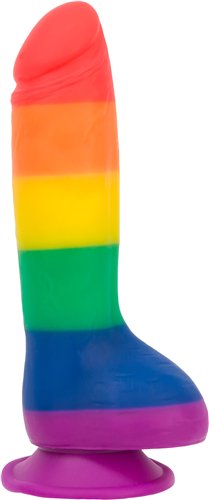 Addiction 100% Silicone Justin 8 Rainbow