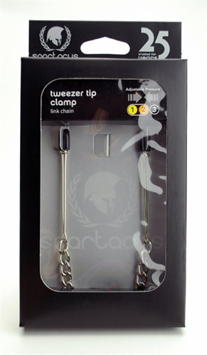 ADJUSTABLE CLAMP-TWEEZER W/ LINK CHAIN