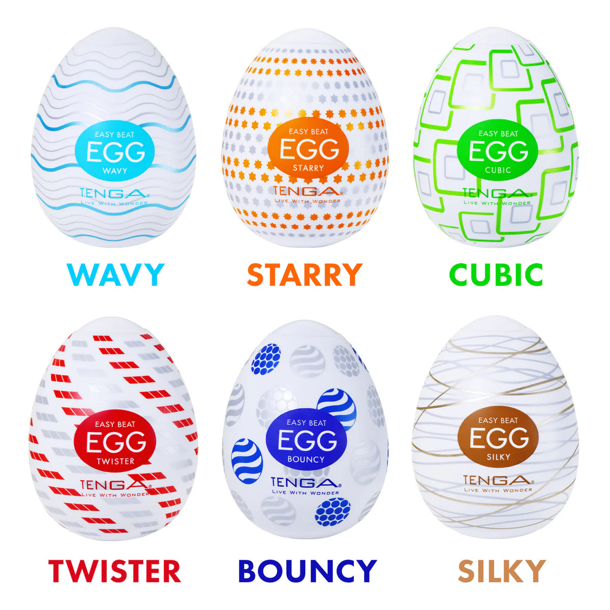 TENGA EGG WAVY – Disposable Stretchable Male Stroker with Wavy Texture