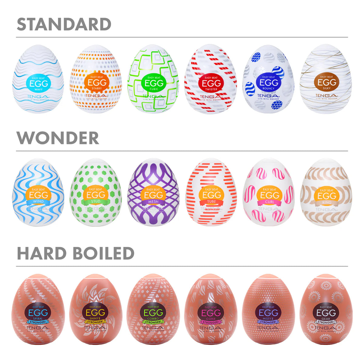 TENGA EGG WAVY – Disposable Stretchable Male Stroker with Wavy Texture