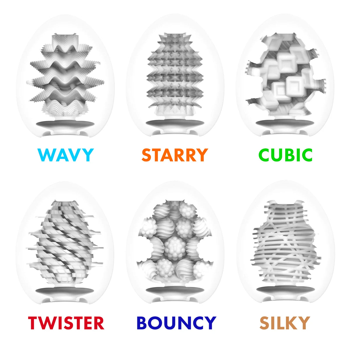 TENGA EGG WAVY – Disposable Stretchable Male Stroker with Wavy Texture