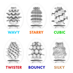 TENGA EGG WAVY – Disposable Stretchable Male Stroker with Wavy Texture