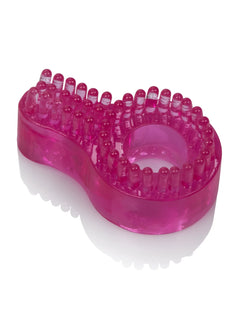 CalExotics Super Stretch Enhancer Ring Pink – Flexible Textured Cock Ring