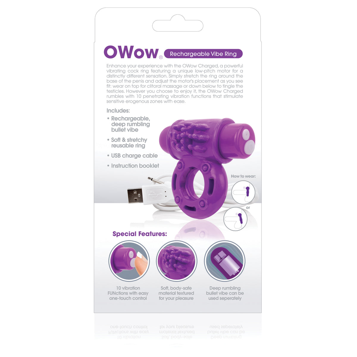 SCREAMING O CHARGED O WOW VOOOM MINI VIBE PURPLE