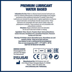 Swiss Navy Water Based Lubricant 1 Gallon – Premium Personal Lube with Pump