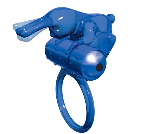 Buzz Bunny Cockring Vibe - Blue