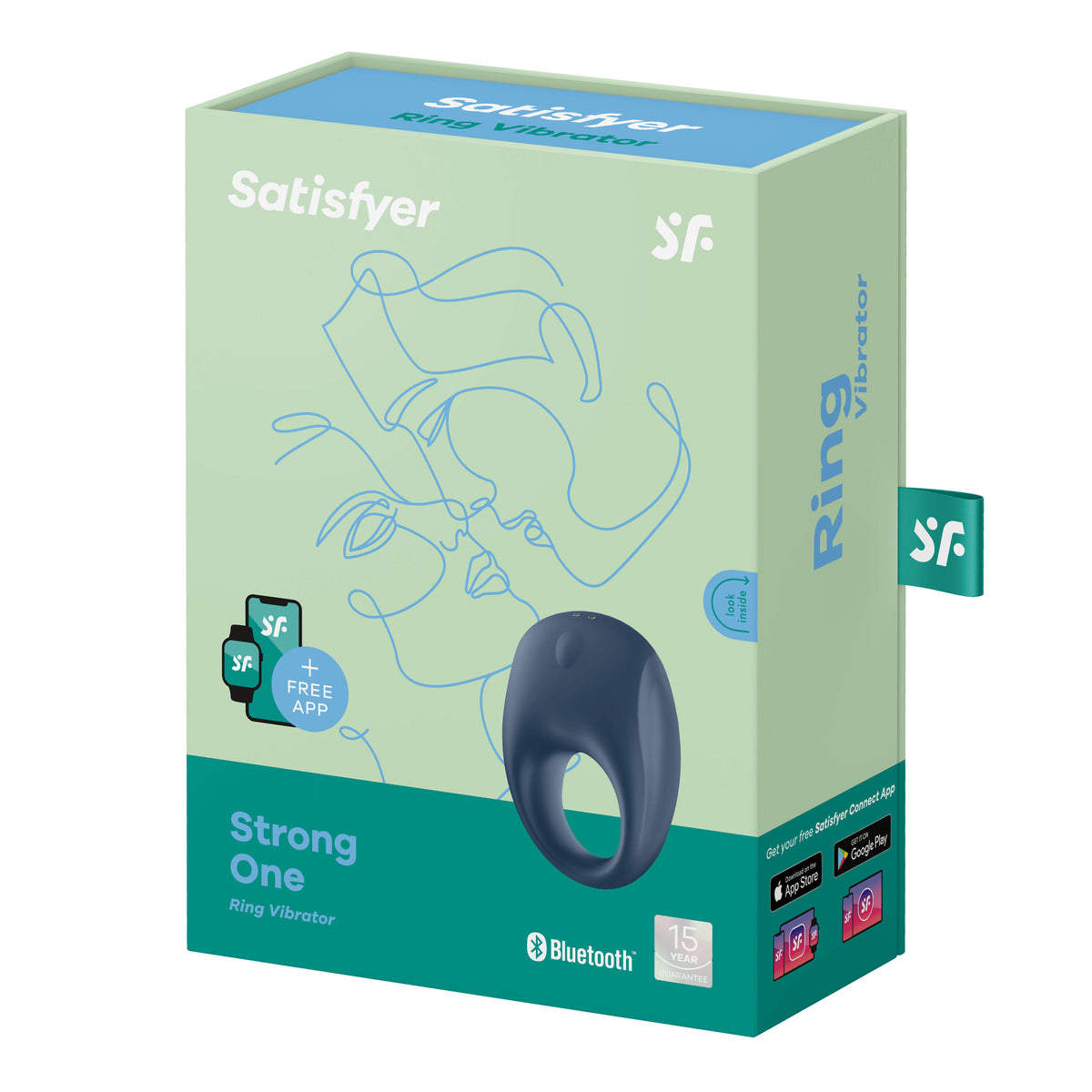 SATISFYER STRONG ONE RING W/ APP (NET)