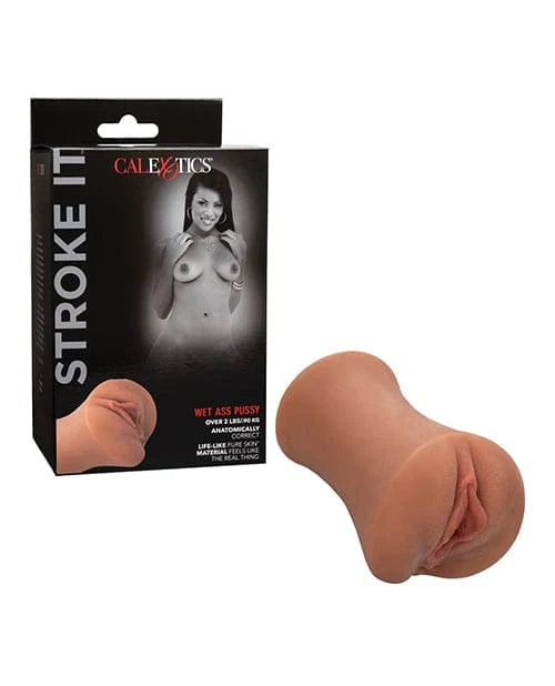 CalExotics Stroke It Wet Ass Pussy Ivory – Realistic PureSkin Male Stroker