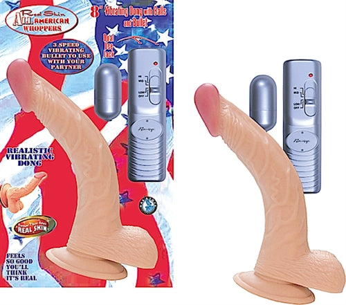 ALL AMERICAN WHOPPER 8IN VIB. FLESH