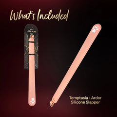 Temptasia Ardor Slapper Pink – Smooth Silicone Bondage Impact Slapper