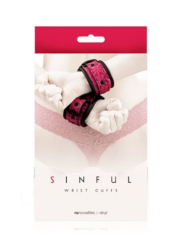 SINFUL WRIST CUFFS PINK