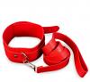 KINK CURIOUS COLLAR & LEASH SET RED
