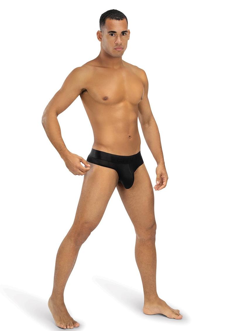 Envy Midnight Athletics Thong Black Medium Large