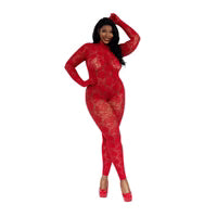 Red Gloved Bodystocking Diamond