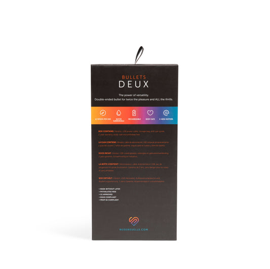 SENSUELLE DOUBLE ENDED DEUX BULLET CORAL