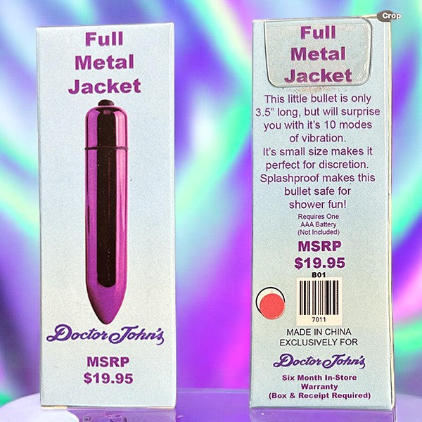 Doctor John’s Full Metal Jacket – Battery‑Operated Personal Massager