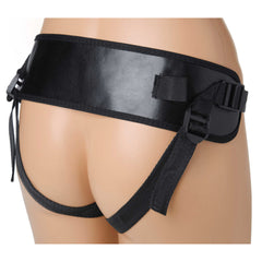 Strap U Siren Universal Strap-On Harness with Rear Support – Adjustable Black Harness