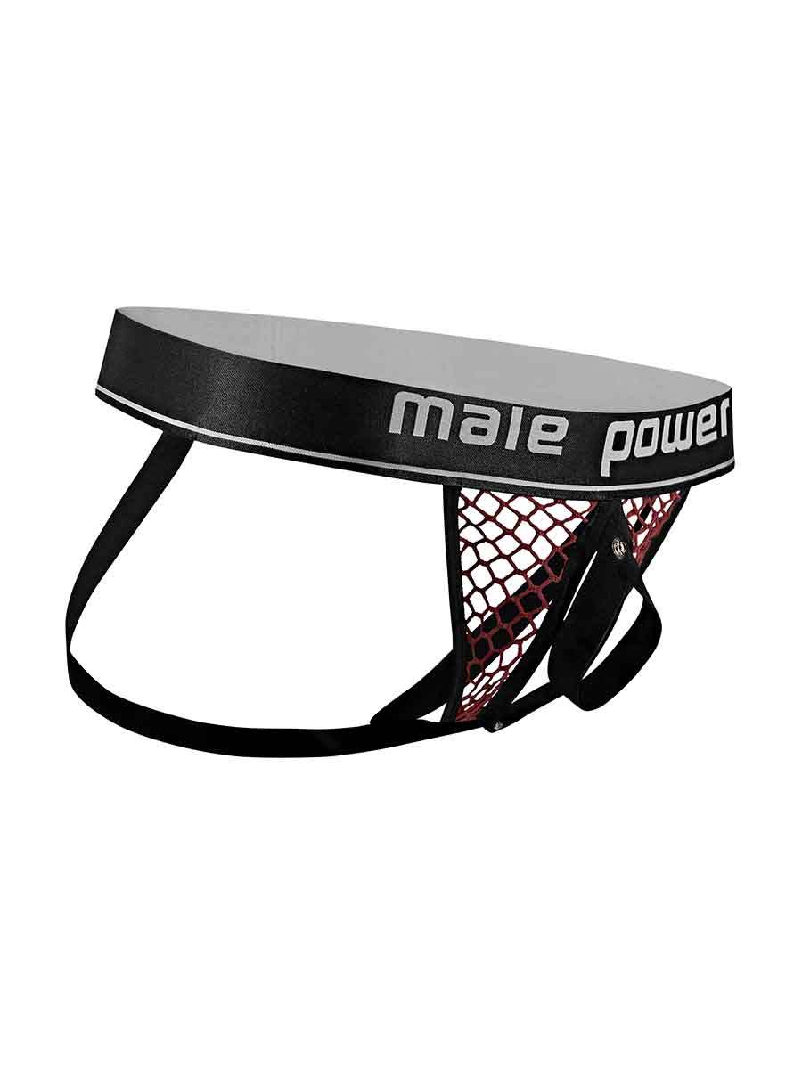 COCK PIT COCK RING JOCK BURGUNDY S/M