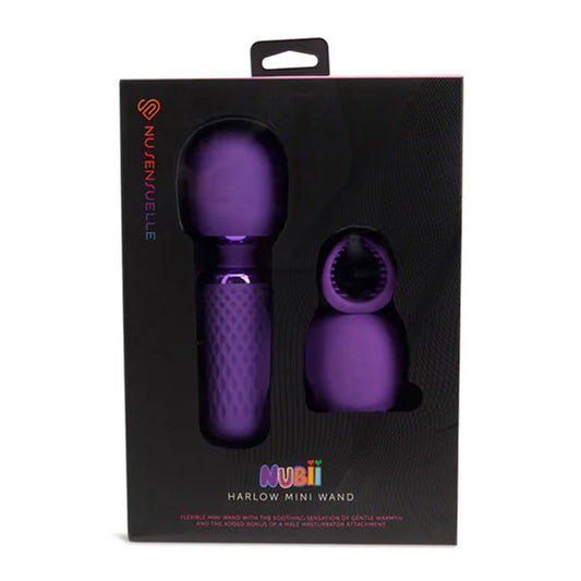 SENSUELLE NUBII HARLOW WAND + ATTACHMENT PURPLE