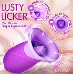 Licking Violet Sucking and Licking Vibrator Purple