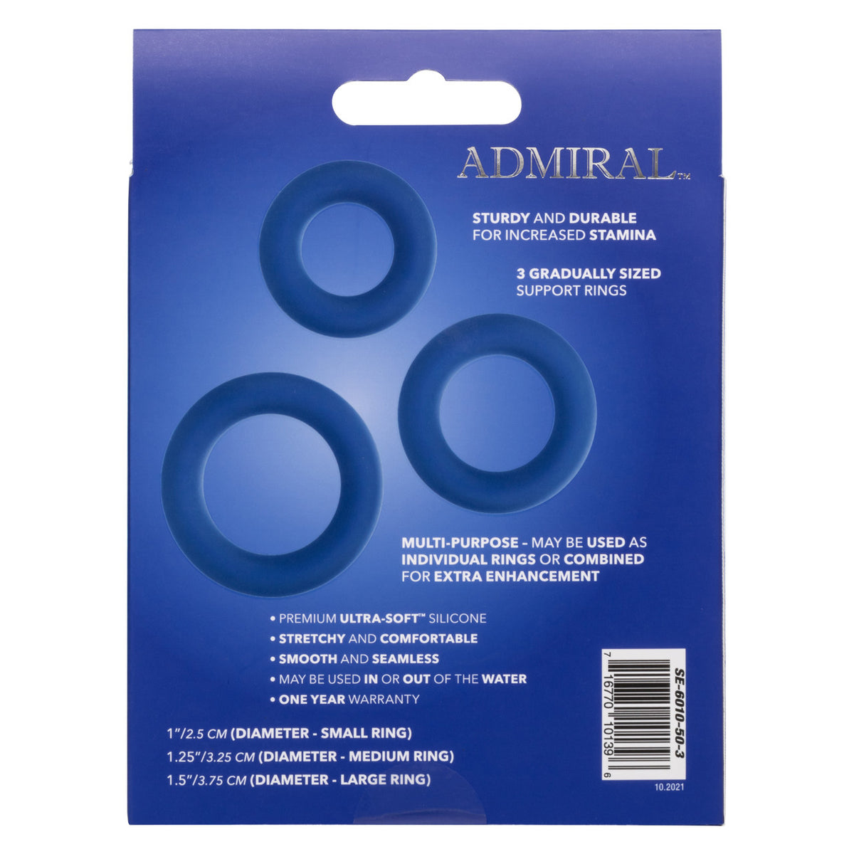 ADMIRAL UNIVERSAL COCK RING SET