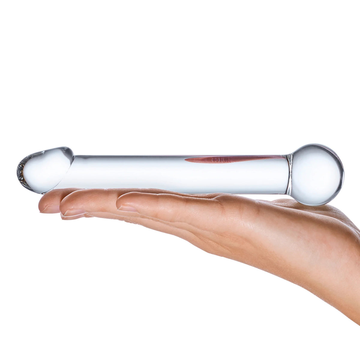 7 Inch Realistic Head Glass Dildo
