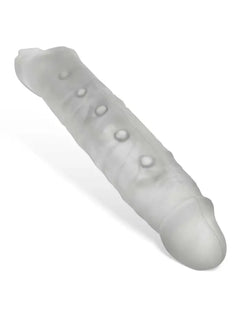 Oxballs Snake Deep-Reacher Cocksheath Clear Ice – Silicone Penis Extension Sleeve