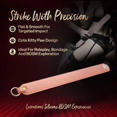 Temptasia Ardor Slapper Pink – Smooth Silicone Bondage Impact Slapper