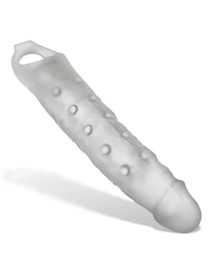 Oxballs Snake Deep-Reacher Cocksheath Clear Ice – Silicone Penis Extension Sleeve
