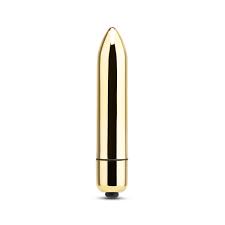 Full Circle Brush Vibrating Bullet – Gold