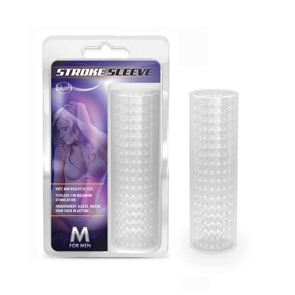 M for Men Stroke Sleeve - Clear