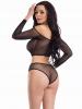 LOVER SLEEVE BODYSUIT BLACK