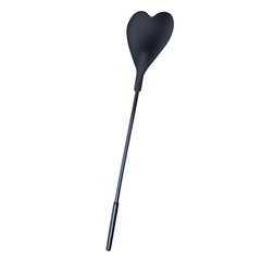 Temptasia Ardor Heart Crop Black – Silicone Heart Bondage Crop