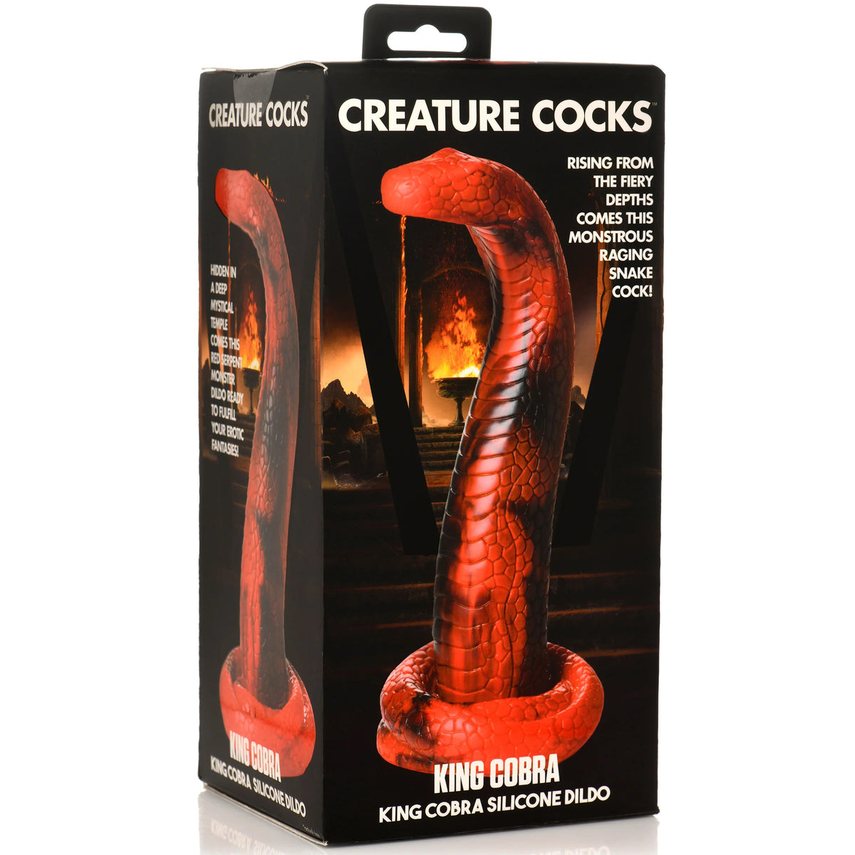 CREATURE COCKS KING COBRA SILICONE DILDO