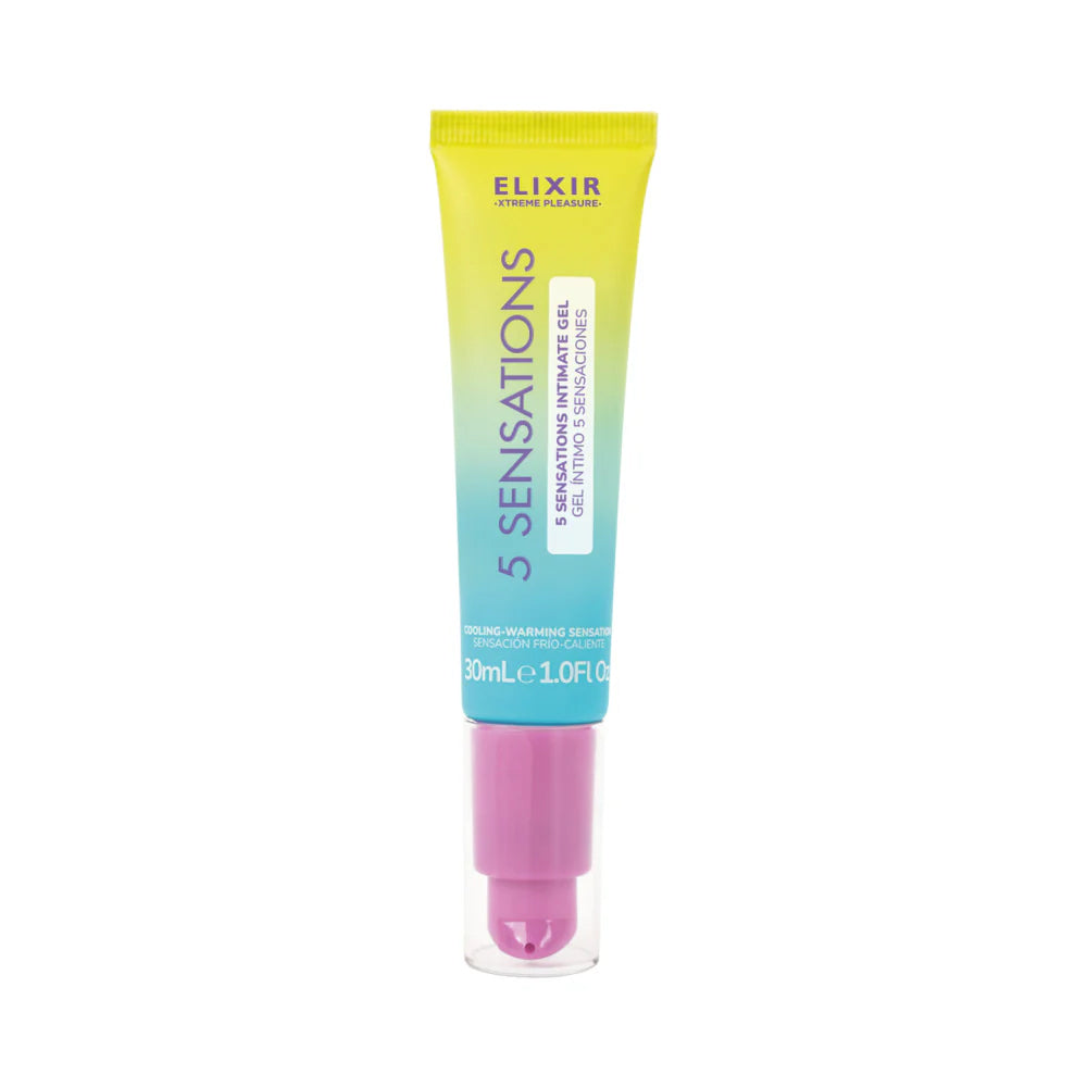 Elixir 5 Sensations Lubricant 15ml 0.5 Fl Oz - 12pc Display