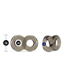 Stay Hard Cock Ring & Ball Strap Black – Stretch TPE Double Ring Enhancer