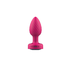 Twila Twirling Purple Gem Light Up Vibrating Plug With Pnk Heart Remote