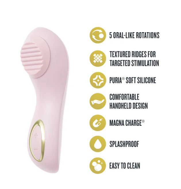 Delice Dahlia Stimulating Personal Massager - Pink