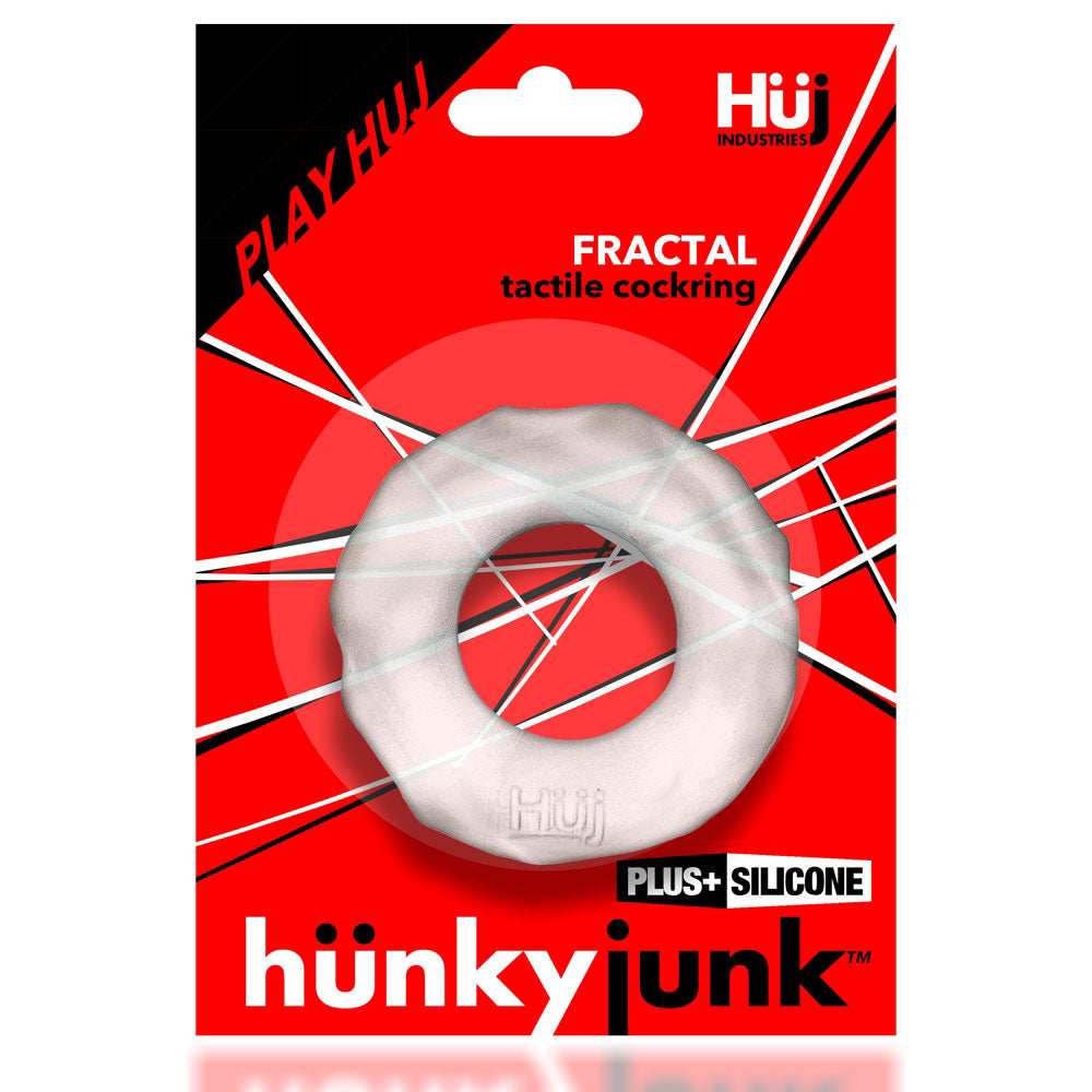 HUNKYJUNK FRACTAL COCKRING CLEAR ICE (NET)