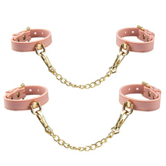 Temptasia Ardor Wrist & Ankle Restraints Pink – Silicone Bondage Cuffs Set